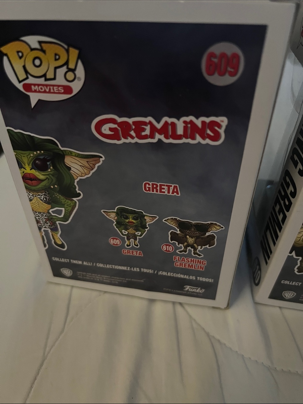 Funko Pop! Gremlins Greta & Flashing Gremlin Duo - Green and Yellow Accents - Picture 7 of 7